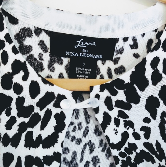 Leopard Print Cardigan Lemmie For Nina Leopard - Picture 3 of 3